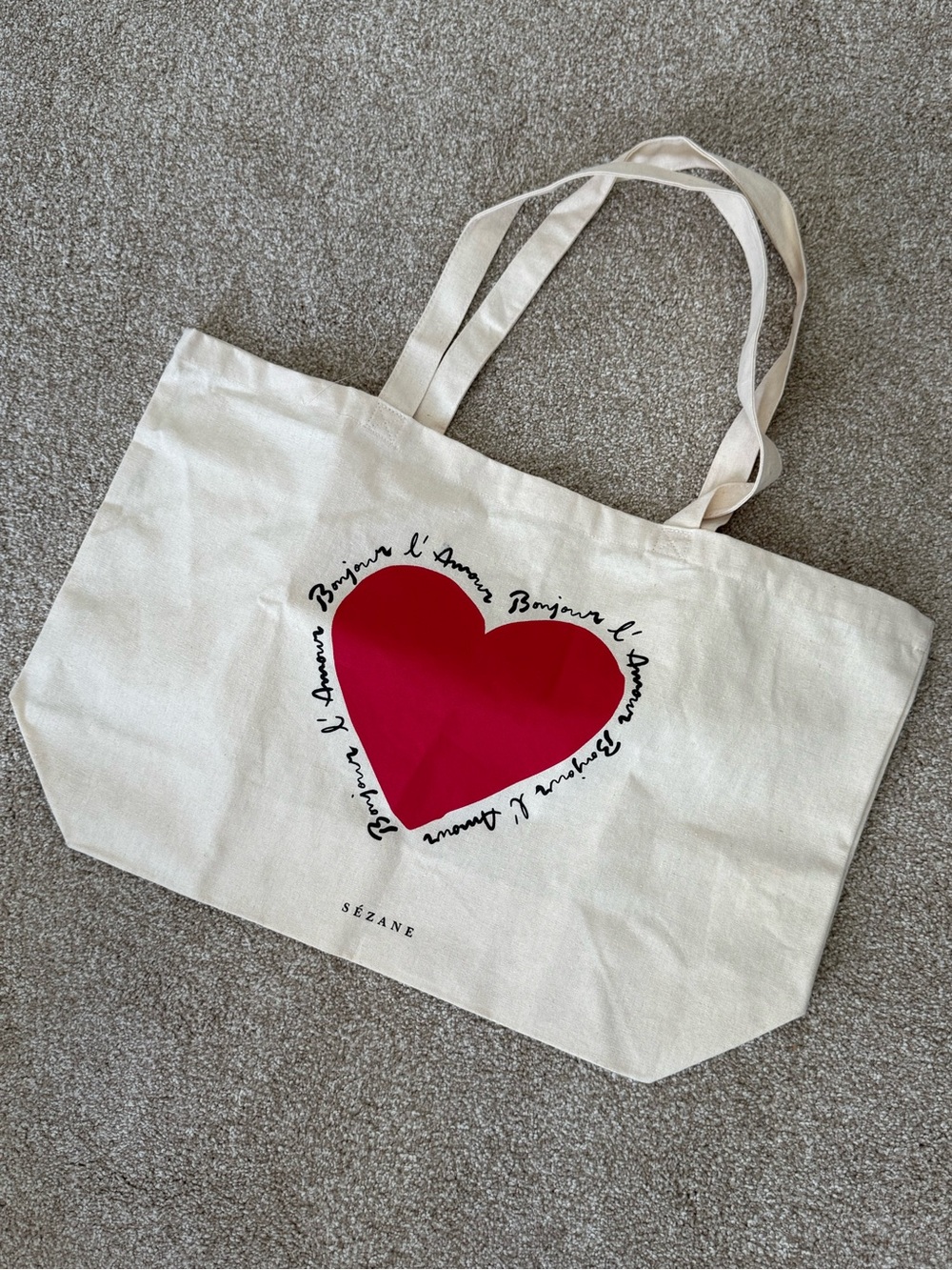 Sezane Canvas Tote